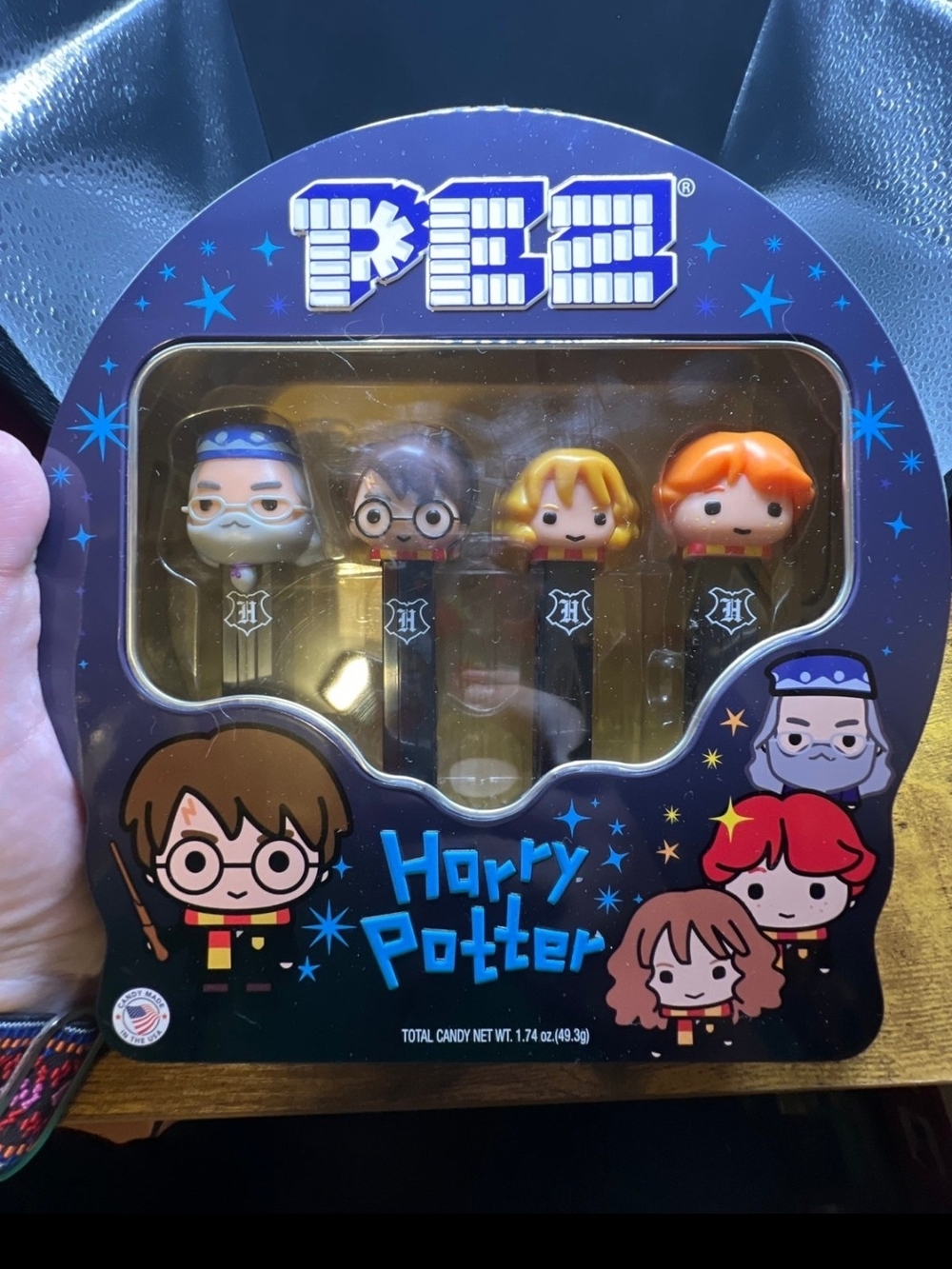 PEZ Harry Potter Character Dispenser Set - Blue Packaging